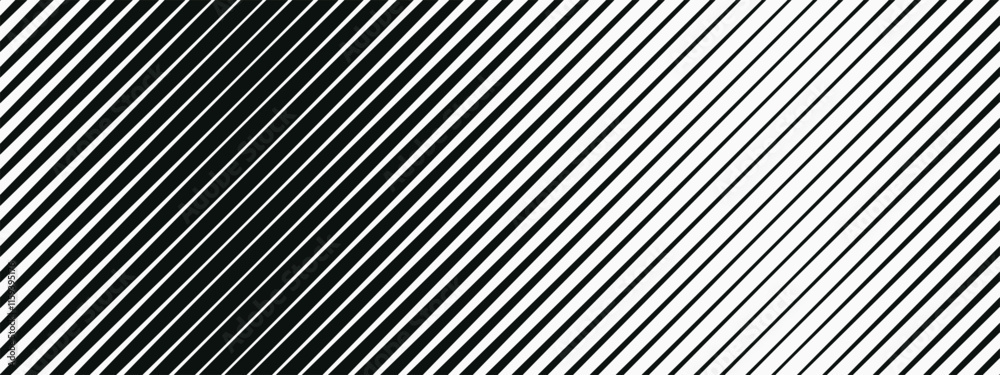 Black diagonal gradient background. Parallel slanting line. Angle of thick and thin strips. Retro manga backdrop for wallpaper, cover, website, poster. Black diagonal gradient background. Parallel slanting line. Angle of thick and thin strips. Retro manga backdrop for wallpaper, cover, website, poster.