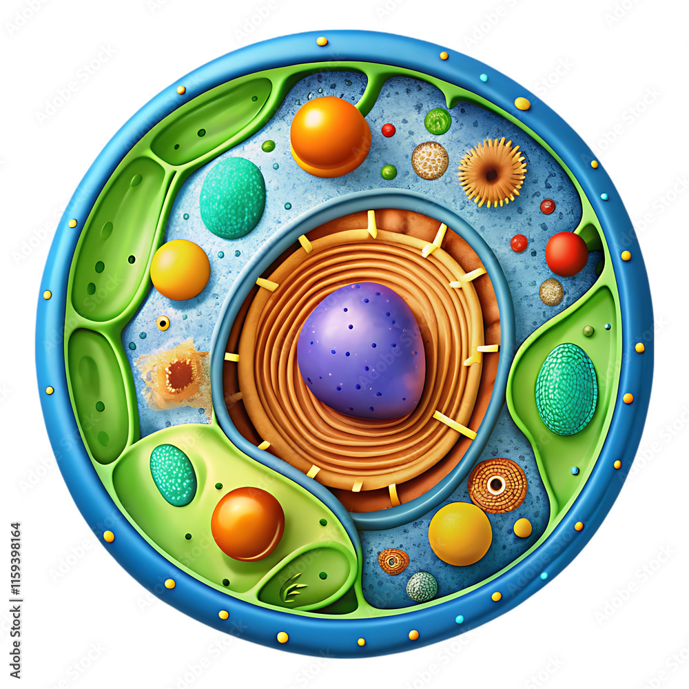 Obraz premium Plants Cells set