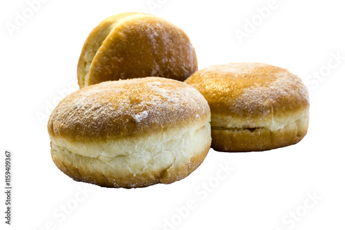 Berlin pancakes cookies on a transparent background