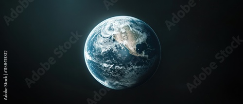 Wallpaper Mural Earth globe in space, North America visible. Torontodigital.ca