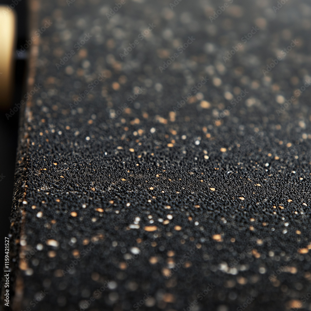 Close-up of textured skateboard grip tape with speckled design Close-up of textured skateboard grip tape with speckled design