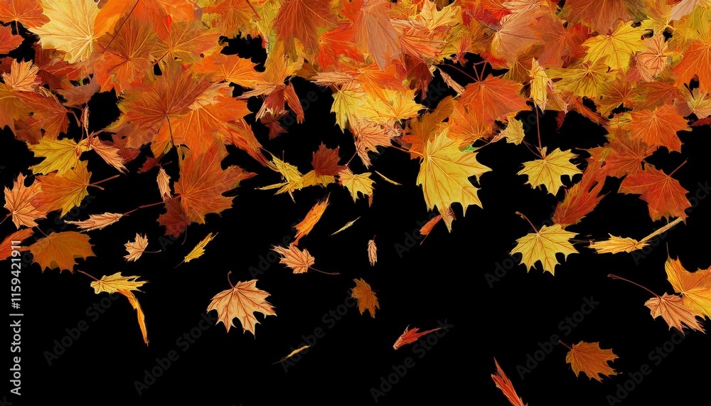 Fototapeta premium autumn leaves background