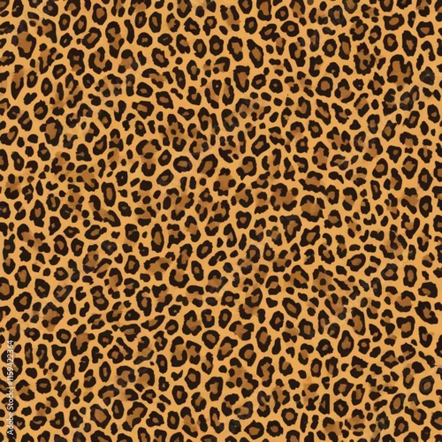 Naklejka na ścianę Leopard trendy pattern background. Fashionable wild animal cheetah skin natural texture fabric for fashion print design, banner, cover, wallpaper. leopard vector seamless repeating stylish design.