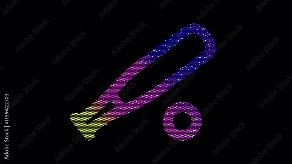 Icon baseball is made up of LED square shapes that shimmer and flicker. There are black dead diodes. In-Out looped. Alpha BW at the end Icon baseball is made up of LED square shapes that shimmer and flicker. There are black dead diodes. In-Out looped. Alpha BW at the end