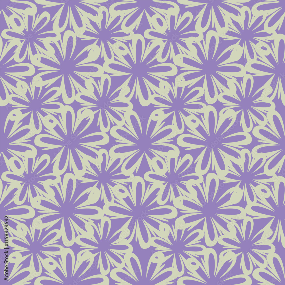 Seamless pattern of small blue flowers on navy background. Floral print Seamless pattern of small blue flowers on navy background. Floral print