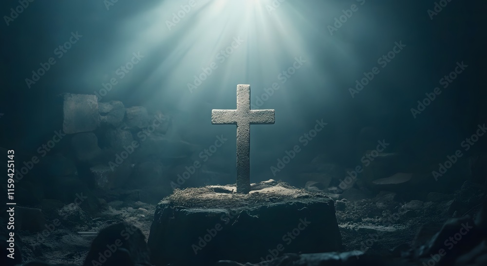 Fototapeta premium good friday good friday cultural background Good Friday and Holy Week Flyer Design with Text