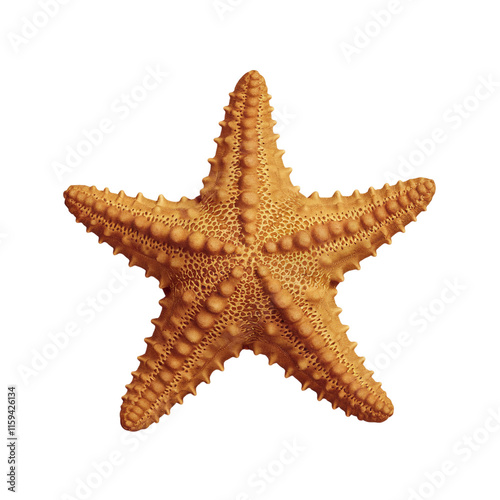 starfish isolated on transparent background, png