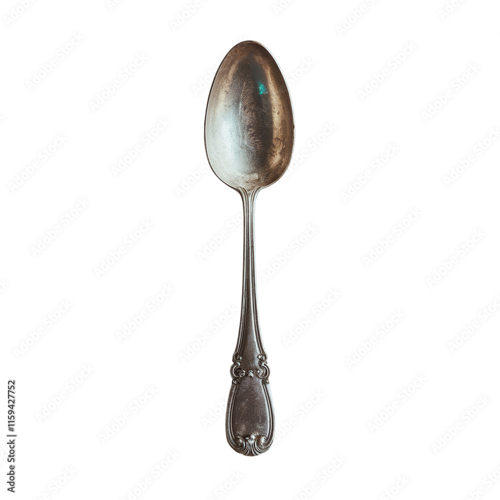 antique silver spoon isolated on white background,png antique silver spoon isolated on white background,png
