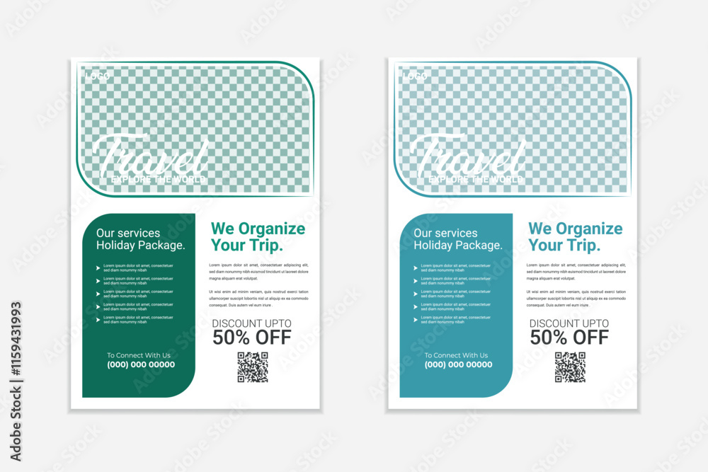 Modern minimal travel flyer or poster design | Travel flyer design | Print minimal travel flyer for your agency. Modern minimal travel flyer or poster design | Travel flyer design | Print minimal travel flyer for your agency.