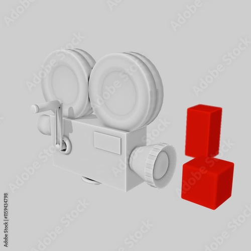 Camera Movement - Rack Focus (3D Camera with RGBA - transparent)