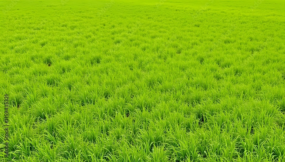 Fototapeta premium green grassland landscape isolated on white or transparent