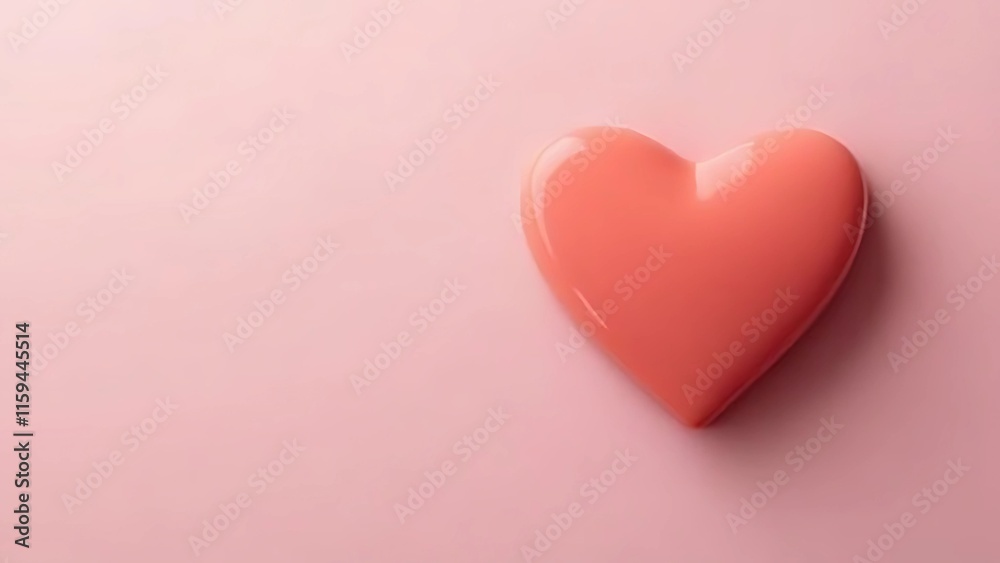 pink heart on a wooden surface pink heart on a wooden surface
