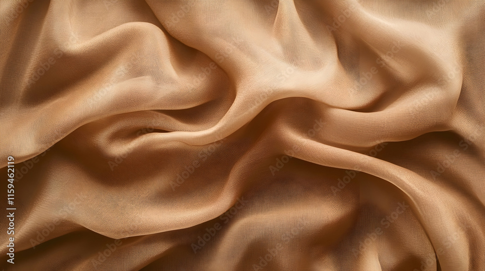 Mocha mousse color 2025 flowing fabric-inspired abstract background with natural folds, subtle transparency and smooth textures Mocha mousse color 2025 flowing fabric-inspired abstract background with natural folds, subtle transparency and smooth textures