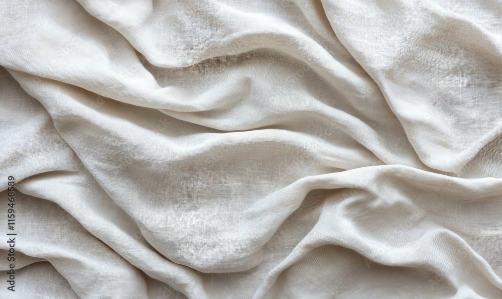 White linen fabric background with fine lines, soft texture, and subtle details in gray. White linen fabric background with fine lines, soft texture, and subtle details in gray.