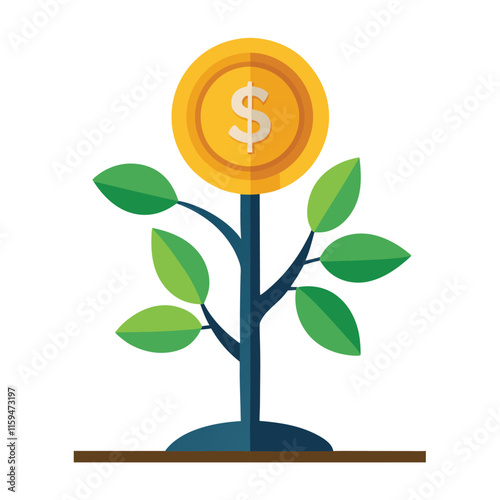 tree with money