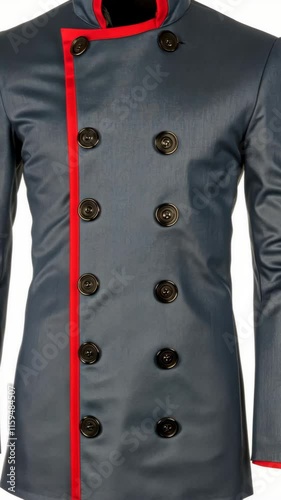 Wallpaper Mural Stylish double-breasted coat with contrasting red detail perfect for formal or casual occasions Torontodigital.ca