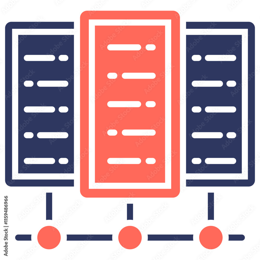 Data Center Icon Data Center Icon