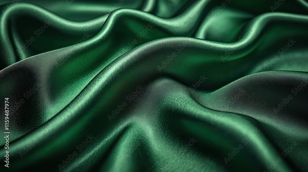 Smooth elegant green satin texture abstract background. Smooth elegant green satin texture abstract background.