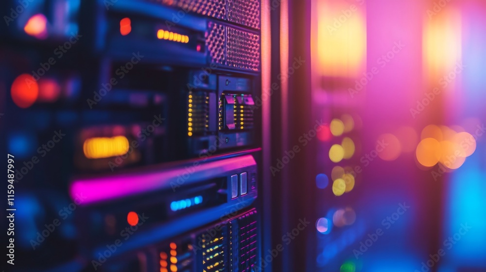 Naklejka premium Modern Ultra Efficient Cooling Systems in Data Centers