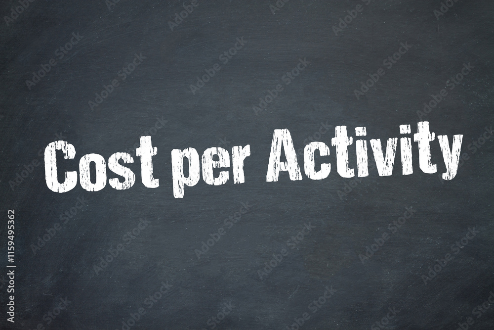 Obraz premium Cost per Activity 