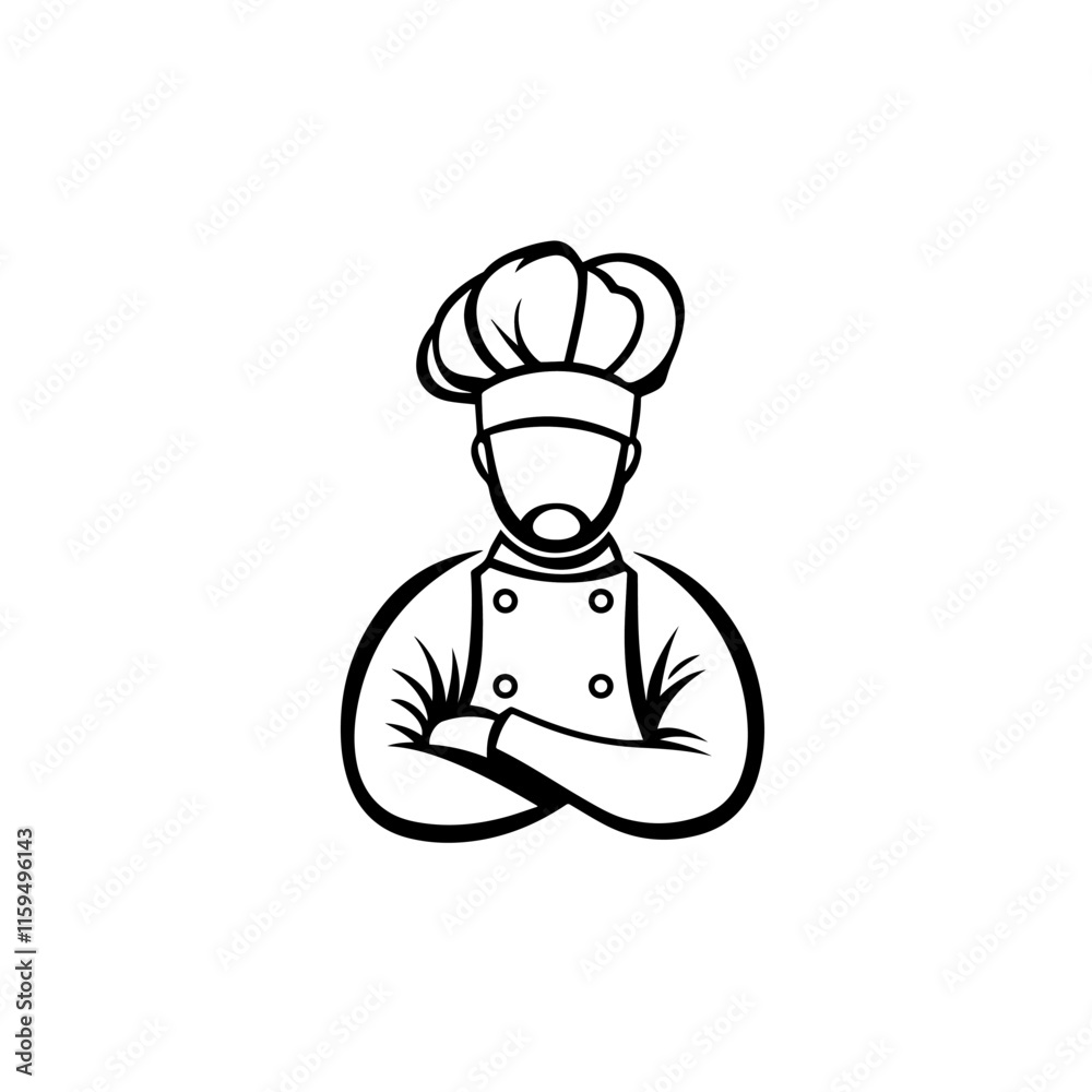 Chef Icon. Trendy Style Vector Illustration Symbol Chef Icon. Trendy Style Vector Illustration Symbol