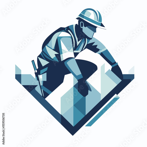 Construction Worker Logo