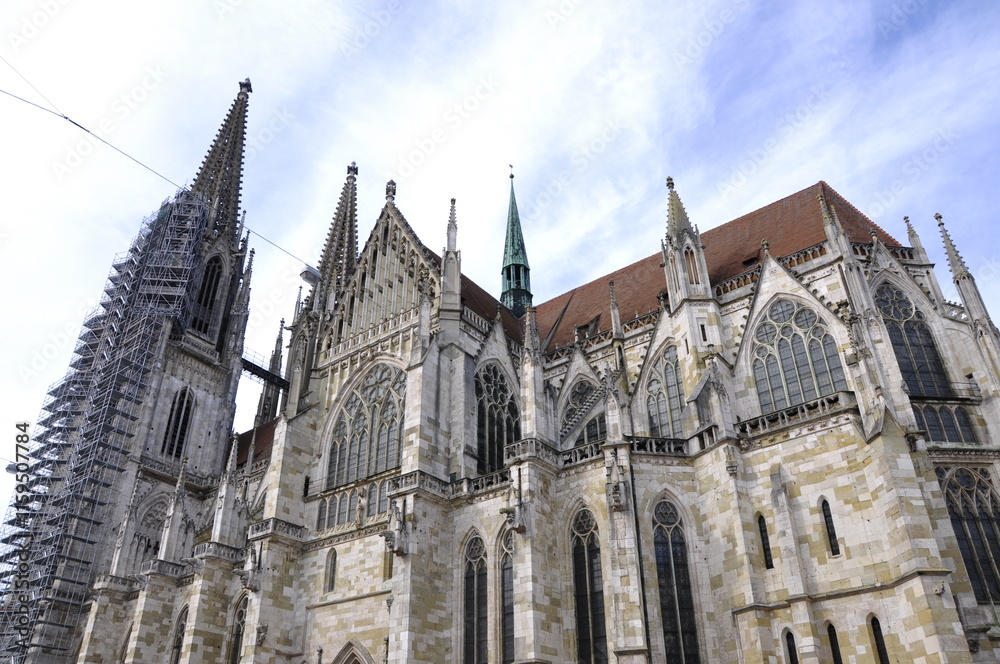 Saint Peter cathedral of Regensburg in Germany Saint Peter cathedral of Regensburg in Germany