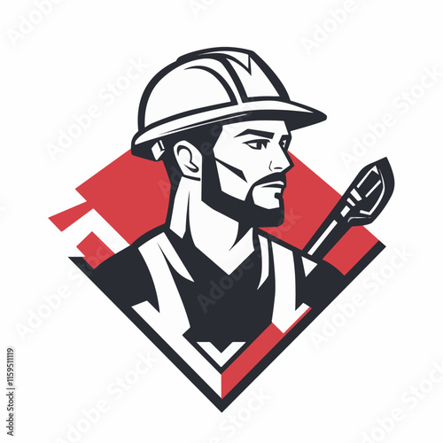 Construction Worker Logo
