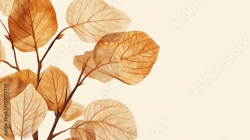 Green Leaf Collection: Artistic Watercolor and Detailed Digital Illustrations Featuring Clovers, Tropical Leaves, Falling Foliage, and Textured Dry Leaves - Perfect for Nature-Themed Designs and Decor