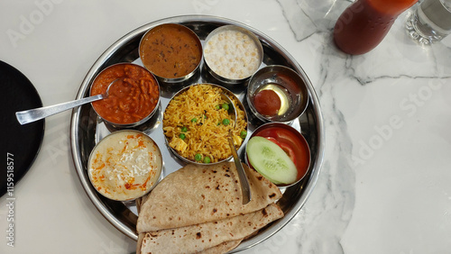 Indian Special Thali, Tastiest Indian Food photo