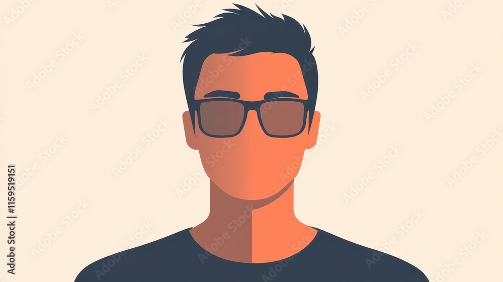 Simple blank user profile clipart suitable for various online platforms and applications Simple blank user profile clipart suitable for various online platforms and applications
