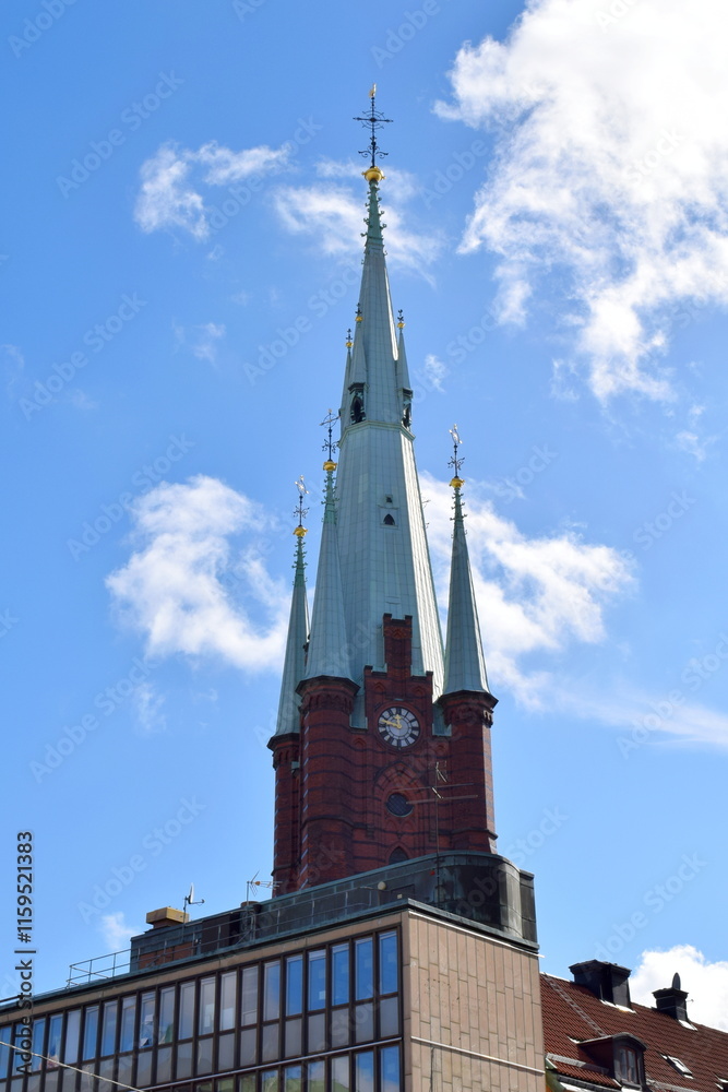 Obraz premium The Church of Saint Clare or Klara Church is a church in central Stockholm. Since 1989, the Swedish Evangelical Mission is responsible for its activities.