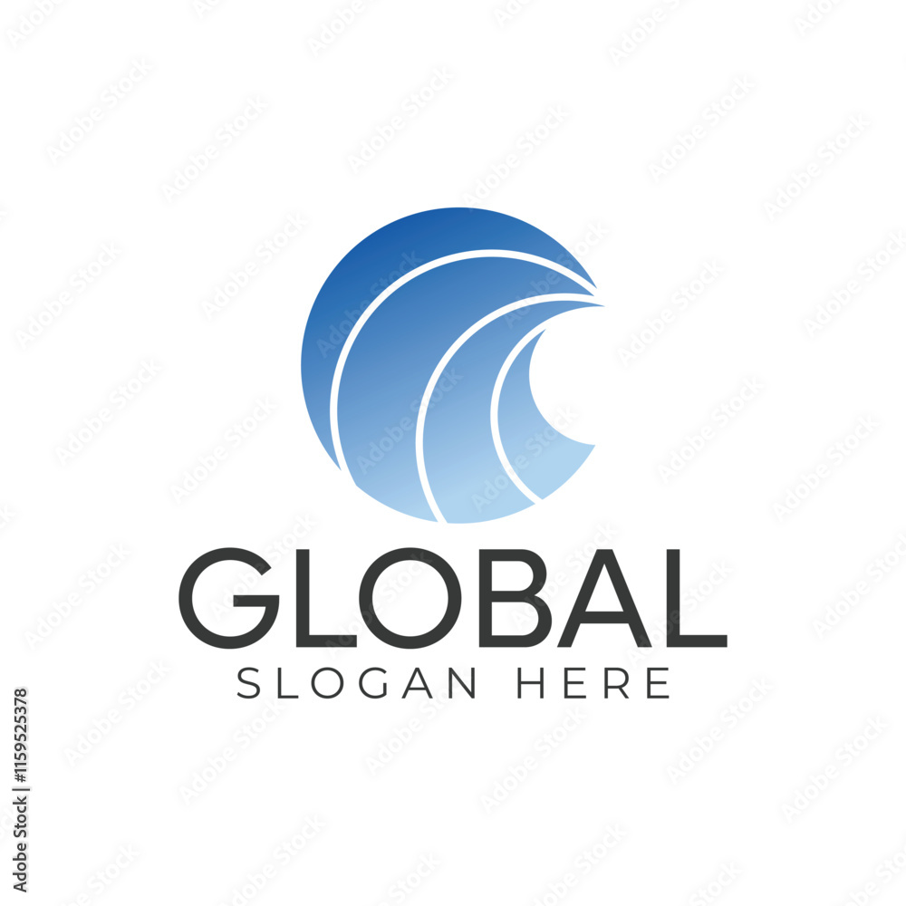 Global earth element geomatric idea logo line internation Global earth element geomatric idea logo line internation