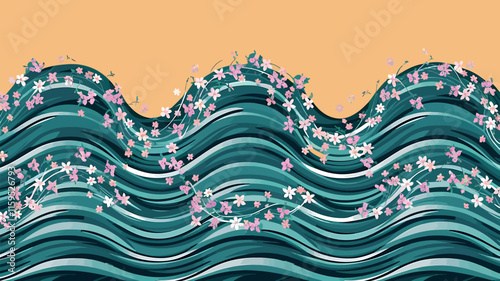 blooming tides petal drift wave garden inked blossoms flowing floral petal streams whispering waves floral currents ink ripple blooms
wave-kissed
