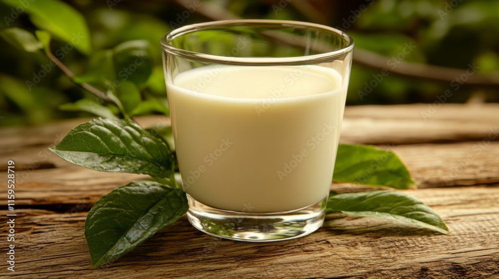 Soft Light Milk Glass on Isolated Background Soft Light Milk Glass on Isolated Background