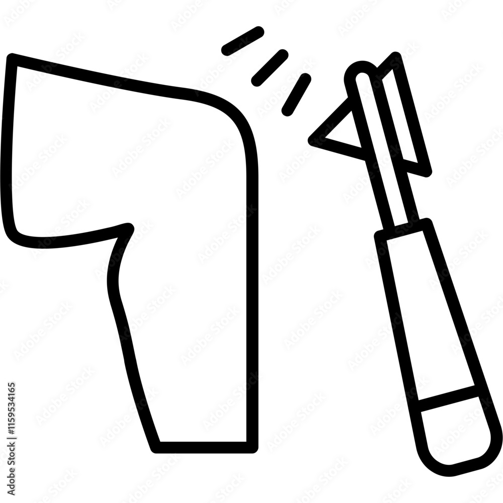 Reflex hammer Icon Reflex hammer Icon