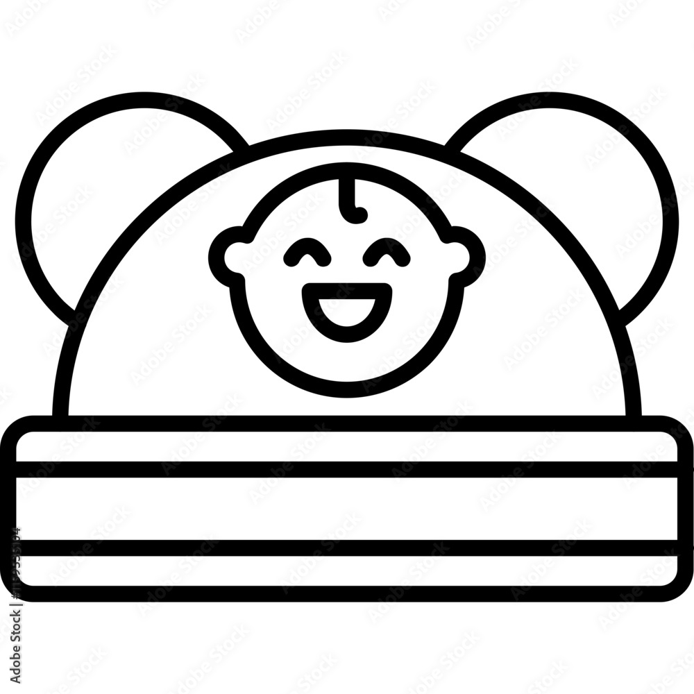 Obraz premium Baby hat Icon