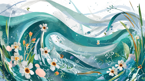 blooming tides petal drift wave garden inked blossoms flowing floral petal streams whispering waves floral currents ink ripple blooms
wave-kissed
