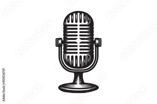 microphone silhouette vector 41.eps