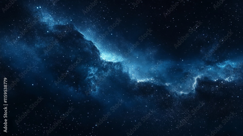 Fototapeta premium Night sky nature landscape background