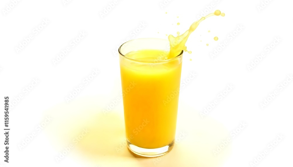 pinapple juice splash white background details pinapple juice splash white background details
