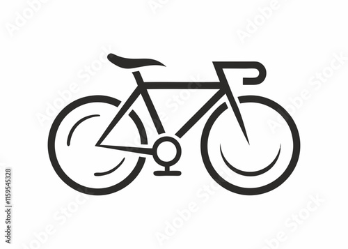 Bicycle Bike icon vector Cycling concept Sign for bicycles path Isolated on white background Tre
