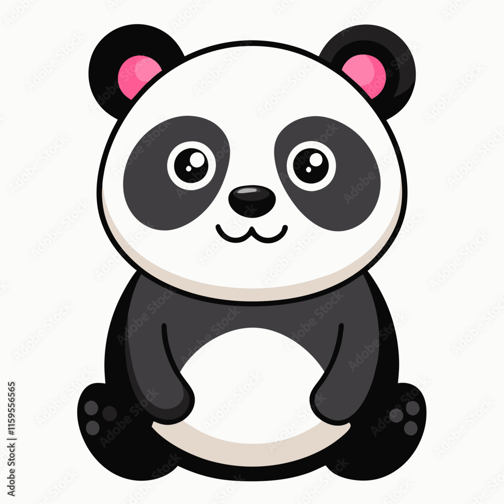 Panda ,white background Panda ,white background