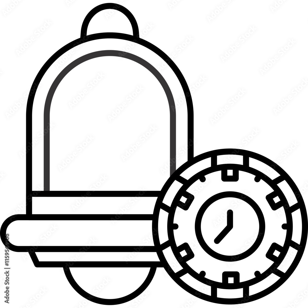 Fototapeta premium time management icons