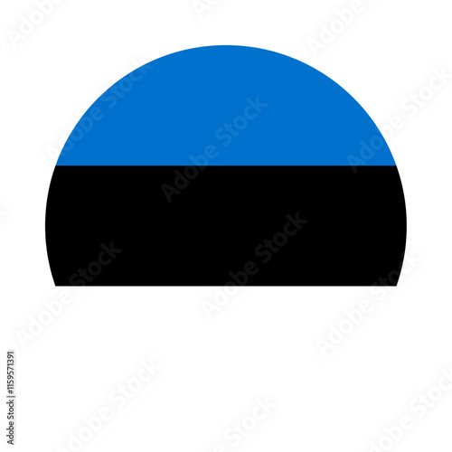 Round Estonia flag icon
