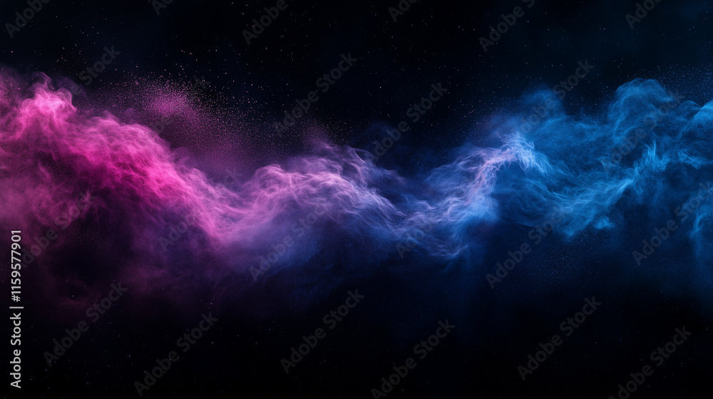 Fototapeta premium Abstract Colorful Smoke Background