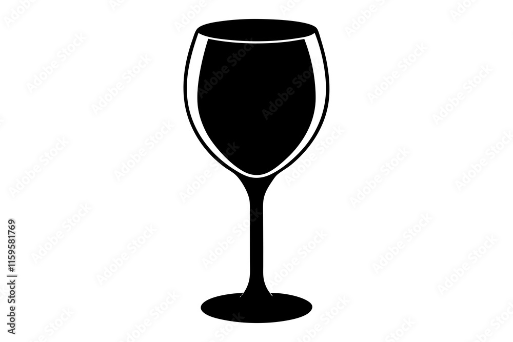 Obraz premium glass of wine