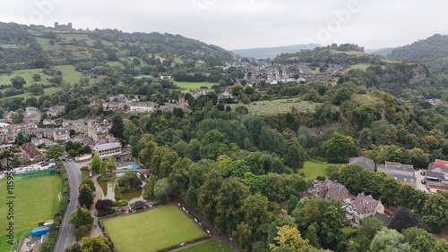 Soaring Above Derbyshire: Matlock’s Scenic Beauty Captured by Drone photo