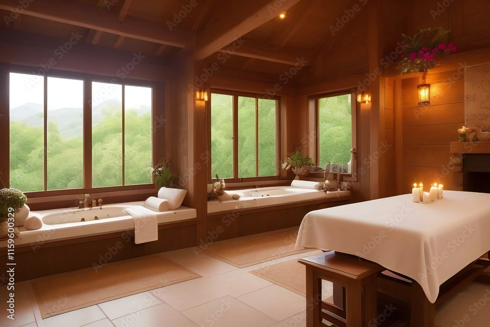 Fototapeta premium Spa Room