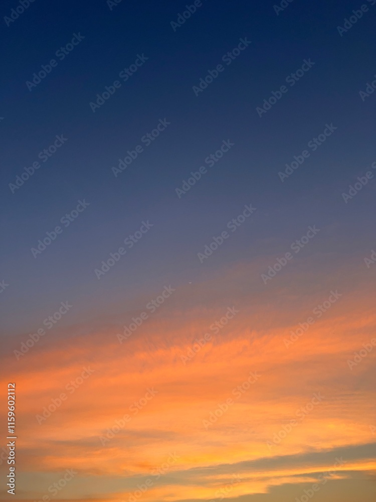 Obraz premium sunset sky with clouds